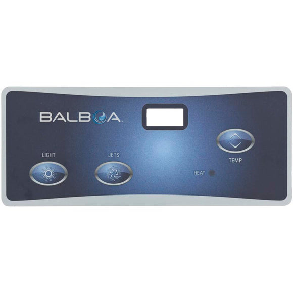 Balboa Water 10721 Overlay, VL402, Light, Jets, Temp, LCD