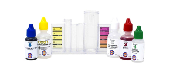 Pentair R151186 78HR All in One 4 Way pH and Chlorine Test Kit