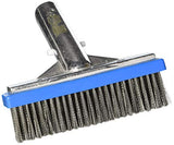Pentair R111616 604A Back Aluminum Pool Brush with 6" Stainless Steel Bristle