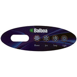 Balboa 11095 Duplex Mini Oval Jet/Blower/Light Spa Control Overlay