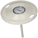 Pentair L4W 9.87" Round Skimmer Lid with Thermometer - White
