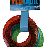 FloLight 24739 Colored Lens Kit - Red Blue Green