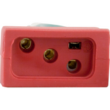 HydroQuip 09-0022C-A Pump-1 2-Speed Pump Receptacle, Molded, Red, 14/4