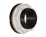 Custom 25550-004-000 1.5" Vinyl I/O Wall Return Fitting - Black