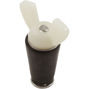 Technical Products #00 Winter Plug for 1/2" Fitting .054" Nylon Wingnut, Rubber
