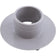 Aquastar 420SI103 4" Retro 2.37" HS 2" Slip Wall Fitting - Lite Gray