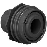 AquaStar 305 1" Flush Mount Return Fitting - Dark Gray with Water Stop