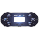 Balboa 12101 HQ-BWG TP600 P1 Aux Flip Lt Temp LCD Overlay - Blue/White