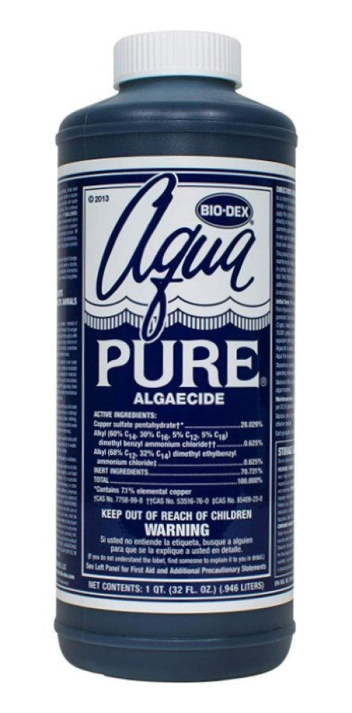 Bio Dex AP132 Aqua Pure Algaecide 1 qt 12/CS