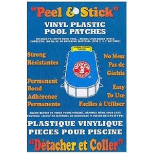 Boxer 10 - Plastic Pool Patches 100 sq. in. of Patching - Vinyl