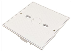 Custom Molded 25538-900-000 Square Skimmer Lid and Collar Assembly - White