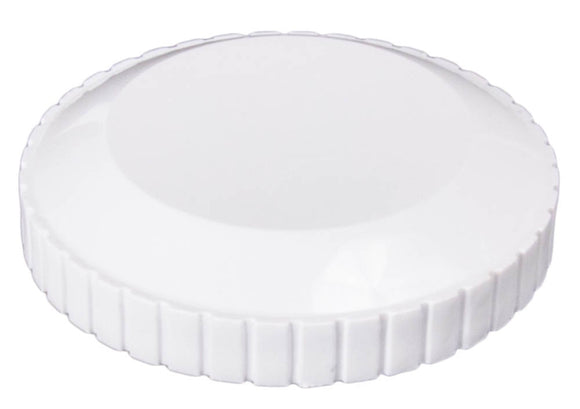 Custom 25552-020-300 Directional Flow Outlet Cap - White
