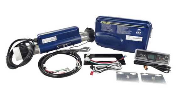 Gecko 0612-300001 YJ Kit w/ K3001OP Keypad, Heater Chord, & Adapter Plate