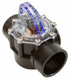 H2Flow FV-C-S FlowVis Flow Meter/Check Valve 2-2.5 Inch SPG with Safety Flapper