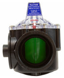 H2Flow FV-C-S FlowVis Flow Meter/Check Valve 2-2.5 Inch SPG with Safety Flapper