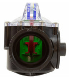 H2Flow FV-C-S FlowVis Flow Meter/Check Valve 2-2.5 Inch SPG with Safety Flapper