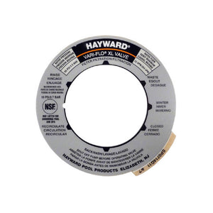 Hayward SPX0714G Valve Label