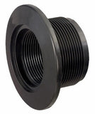 Hayward SP1022BLK Black-Colored 1.5" Concrete Wall Inlet VAC Fitting/Receptacle