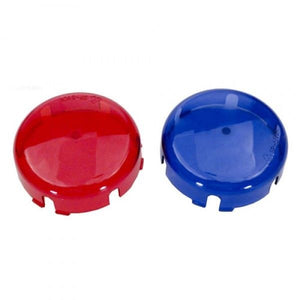 Hayward SPX0590K Blue and Red Spa Lens Cover Kit