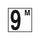 Inlays CC623090 6" x 6" Metric 9 with M Deck Ceramic Tile