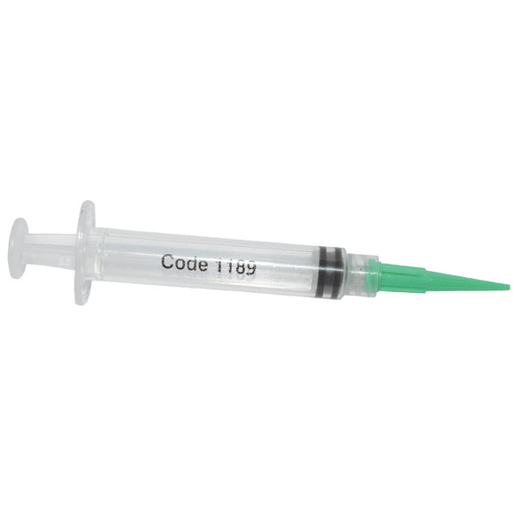 LaMotte 11893 3 ml Plastic Syringe with Green Tip - 3 Per Pack