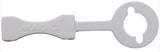 Magic Plastics 0306-25A Valve Lock 2-1/2" Gate Valve with Eyelet, Magic Snap