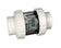 Praher 202-CVC-050CR 2" Socket Double Union Spring Check Valve