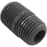 US Plastics 27025 1/4" Male Pipe Thread x 7/8" Close Nipple SCH80