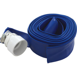 Valterra B8226FT 1-1/2" x 25ft Backwash Hose with Clamp and Hose Adapter
