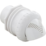 Infusion Pool VRFSWAWH Inlet Fitting, Venturi, 1-1/2" Spigot, White