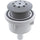 Waterway 670-2297 0.38" Barb Straight Body Top Air Injector - Gray