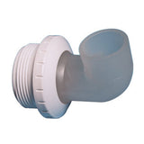 Waterway 400-1410FB 1" 90 deg Return Threaded Eyeball Fitting - White