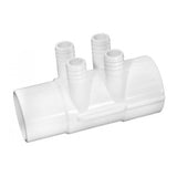 Waterway 672-7140B 2" Slip X 2" Spigot Manifold w/ 0.75" Ribbed Barb