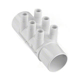 Waterway 672-7150B 2" Slip x 2" Spigot 6-Port Smart Plumb Manifold