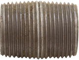 Matco Norca Inc ZNG04CL Nipple Galvanized 3/4" Male Pipe Thread x Close