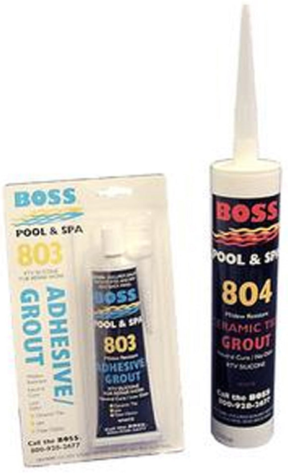 Boss 80401B White Silicone Ceramic Tile Grout
