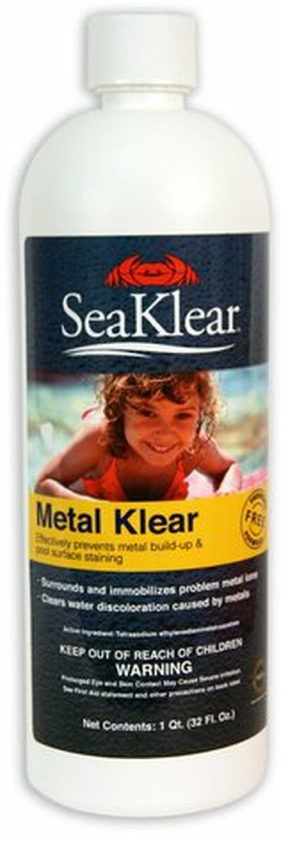 Natural Chemistry 90573SKR SeaKlear Metal Klear 32oz 1 Qt. 12 Per Case