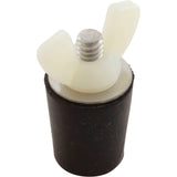 Technical Products #2 Expansion Winter Plug for 3/4" Tube; 0.75" Nylon Wingnut, Rubber