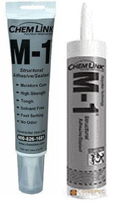 Chem Link F1270WH M-1 Structural Adhesive/Sealant White 10.1 oz Tube