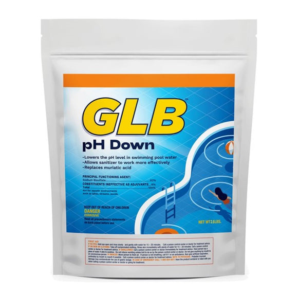 Advantis GLB 71252A 2.5lb pH Down in Pouch - Case of 12
