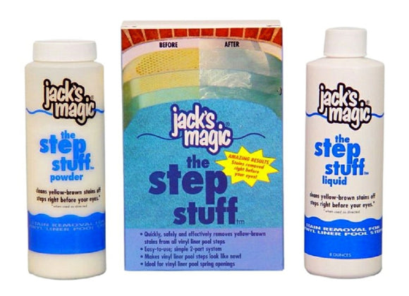 Jack's Magic JMSTEPSTUFF The Step Stuff Stain Remover - 4oz, 2 Bottles, 12/Case
