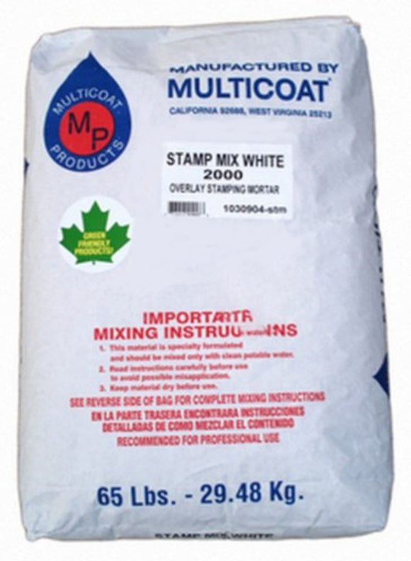 Multicoat Products OSMRSM Overlay Stamp Mix White