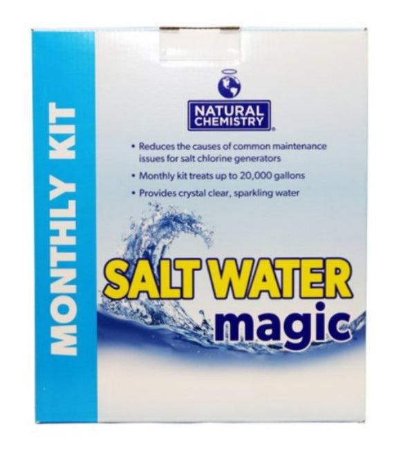 Natural Chemistry 17404NCM Salt Water Magic Monthly Kit 4/CS