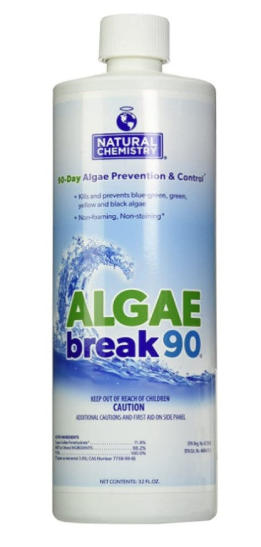Natural Chemistry 17600NCM Algae Break 90 1 QT 12/CS