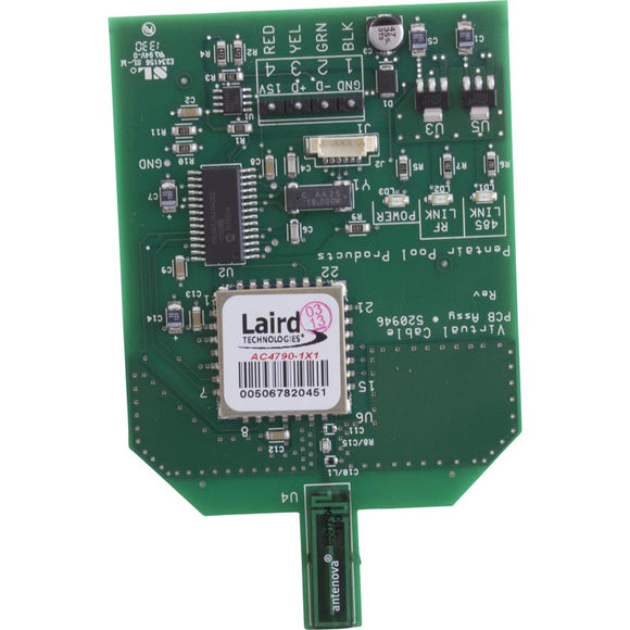 Pentair 520946Z MobileTouch II Tranciever Circuit Board with Attached Antenna
