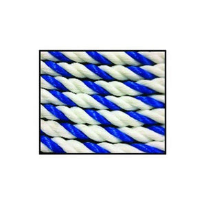 All Line PR753 3/4"x300' Spool Polypropylene Pool Rope - Blue/White Color