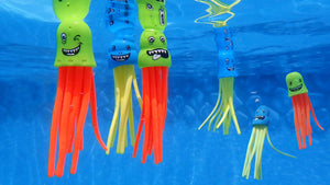 Swimline 91150 Jellyfish Dive Game Toys Includes 6 Fun Slow Sinking Jellyfish