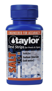 Taylor S-1341 Salt Test Strips (10 foiled/bottle)